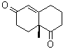 结构式 CAS# 100348-93-4, (8aR)-8A-甲基-3,4,8,8A-四氢-1,6(2H,7H)-萘二酮