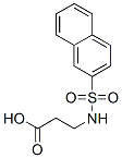 结构式 CAS# 100394-14-7, 3-[(2-萘磺酰基)氨基]丙酸