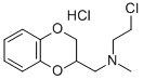 CAS#: 100447-57-2， 2-((N-2-Chloroethyl-N-Methyl)Amino)Methyl-1,4-Benzodioxan Hydrochloride