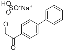 CAS#: 100482-22-2， 4-Biphenylglyoxal Monosodium Bisulphite