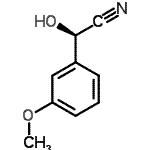 CAS#: 10049-65-7， (2R)-Hydroxy(3-Methoxyphenyl)Acetonitrile