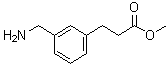 structure of CAS# 100511-83-9, Methyl 3-[3-(Aminomethyl)Phenyl]Propanoate;3-(3-AMINOMETHYL-PHENYL)-PROPIONIC ACID METHYL ESTER;3-[3-(Aminomethyl)phenyl]propionic acid methyl ester;Methyl 3-[3-(aminomethyl)phenyl]propanoate