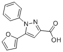 CAS#: 100537-55-1， 5-(2-Furanyl)-1-Phenyl-1H-Pyrazole-3-carboxylic Acid