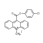 CAS#: 100733-12-8， 9-[(4-Chlorophenoxy)Carbonyl]-10-Methylacridinium Iodide