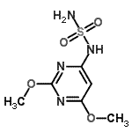 CAS#: 10112-14-8， N-(2,6-Dimethoxy-4-Pyrimidinyl)Sulfuric Diamide