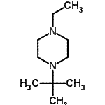 CAS#: 10125-79-8， 1-Ethyl-4-(2-Methyl-2-Propanyl)Piperazine