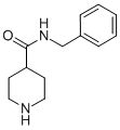 结构式 CAS# 101264-48-6, N-(苯基甲基)-4-哌啶甲酰胺