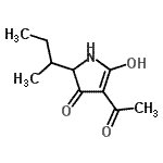 CAS 登录号：1013-59-8， 4-乙酰基-2-仲-丁基-5-羟基-1,2-二氢-3H-吡咯-3-酮