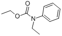 structure of CAS# 1013-75-8, Ethylphenyl-Carbamic Acid Ethyl Ester;Ethyl N-Ethyl-N-Phenyl-Carbamate;N-Ethyl-N-Phenylcarbamic Acid Ethyl Ester;N-Ethyl-N-Phenyl-Carbamic Acid Ethyl Ester