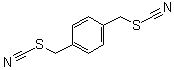 structure of CAS# 1014-99-9, 1,4-Phenylenebis(Methylene) Bis(Thiocyanate);p-Xylylene Dithiocyanate;α,α'-DITHIOCYANATO-P-XYLENE
