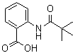 structure of CAS# 101724-84-9, 2-[(2,2-Dimethylpropanoyl)Amino]Benzoic Acid;2-(2,2-dimethylpropanamido)benzoic acid;2-[(2,2-dimethylpropanoyl)amino]benzoic acid;MFCD01006384