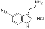 结构式 CAS# 101831-71-4, 5-氰基色胺盐酸盐