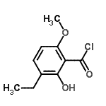 CAS#: 101910-23-0， 3-Ethyl-2-Hydroxy-6-Methoxybenzoyl Chloride