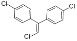 structure of CAS# 1022-22-6, 1,1'-(2-Chloroethenylidene)Bis[4-Chloro-Benzene];1-Chloro-4-[2-Chloro-1-(4-Chlorophenyl)Vinyl]Benzene;1,1-Bis(P-Chlorophenyl)-2-Chloroethene;1,1-Bis(P-Chlorophenyl)-2-Chloroethylene