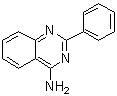 structure of CAS# 1022-44-2, 2-Phenyl-4-Quinazolinamine;2-PHENYL-QUINAZOLIN-4-YLAMINE;4-Amino-2-phenylquinazoline