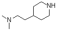 structure of CAS# 102308-48-5, N,N-Dimethyl-2-(4-Piperidinyl)Ethanamine;dimethyl(2-(4-piperidyl)ethyl)amine;Dimethyl-(2-piperidin-4-yl-ethyl)amine;Dimethyl-(2-piperidin-4-yl-ethyl)-amine
