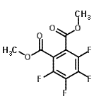 结构式 CAS# 1024-59-5, 二甲基3,4,5,6-四氟邻苯二甲酸酯