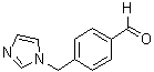 structure of CAS# 102432-03-1, 4-(1H-Imidazol-1-Ylmethyl)-Benzaldehyde;4-(1H-Imidazol-1-Ylmethyl)Benzaldehyde 97%;4-(1H-IMIDAZOL-1-YLMETHYL)BENZALDEHYDE