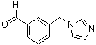 结构式 CAS# 102432-05-3, 3-(1H-咪唑-1-基甲基)-苯甲醛