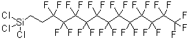 结构式 CAS# 102488-50-6, 三氯(3,3,4,4,5,5,6,6,7,7,8,8,9,9,10,10,11,11,12,12,13,13,14,14,14-二十五氟十四烷基)硅烷