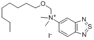 CAS#: 102571-37-9， 2,1,3-Benzothiadiazol-6-Yl-Dimethyl-(Octoxymethyl)Azanium Iodide