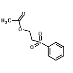 CAS 登录号：10258-72-7， 2-(苯磺酰基)乙基乙酸酯