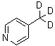 structure of CAS# 10259-18-4, 4-(Methyl-D3)-Pyridine