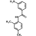 structure of CAS# 102630-87-5, 3-Amino-N-(2,4-Dimethylphenyl)Benzamide;3-Amino-N-(2,4-dimethylphenyl)benzamide;3-Amino-N-(2,4-dimethyl-phenyl)-benzamide;MFCD08691974