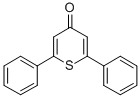 结构式 CAS# 1029-96-5, 2,6-二(苯基)噻喃-4-酮