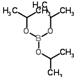 structure of CAS# 10298-87-0, Triisopropyl Borate;4-01-00-01488 (Beilstein Handbook Reference);BORIC ACID TRIISOPROPYL ESTER;Boric acid, tris(1-methylethyl) ester