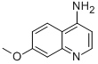 structure of CAS# 103040-78-4, 7-Methoxy-4-Quinolinamine;4-AMINO-7-METHOXYLQUINOLINE;4-AMINO-7-METHOXYQUINOLINE