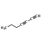 CAS#: 10313-06-1， 1,3-Heptadiyne