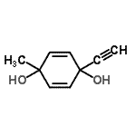CAS#: 103262-79-9， 1-Ethynyl-4-Methyl-2,5-Cyclohexadiene-1,4-Diol