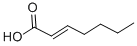 structure of CAS# 10352-88-2, (E)-Hept-2-Enoic Acid;Hept-2-Enoic Acid;2-Heptenoic Acid, (E)-;2-Heptenoic Acid, Trans-