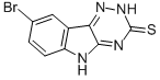 structure of CAS# 103845-98-3, 8-Bromo-5H-[1,2,4]triazino[5,6-b]indole-3-thiol;Oprea1_152893;Zinc00192439;Oprea1_867455