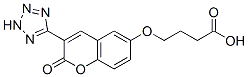 CAS 登录号：103876-50-2， 4-[2-氧代-3-(2H-四唑-5-基)苯并吡喃-6-基]氧基丁酸