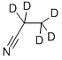 structure of CAS# 10419-75-7, Propanenitrile-2,2,3,3,3-D5;2,2,3,3,3-Pentaprotiopropionitrile;Propanenitrile-25