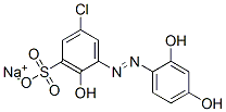 CAS#: 104332-87-8， 5-Chloro-3-[2-(2,4-Dihydroxyphenyl)Diazenyl]-2-Hydroxy-Benzenesulfonic Acid Sodium Salt (1:1)