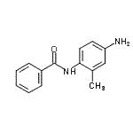 structure of CAS# 104478-99-1, N-(4-Amino-2-Methylphenyl)Benzamide;N-(4-amino-2-methylphenyl)benzamide;N-(4-Amino-2-methyl-phenyl)-benzamide;MFCD01145119