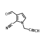 CAS#: 104501-29-3， 3-Formyl-1-(2-Propyn-1-Yl)-1H-Pyrrole-2-Carbonitrile