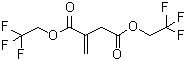 结构式 CAS# 104534-96-5, 二(2,2,2-三氟乙基) 2-亚甲基琥珀酸酯