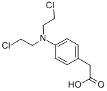 CAS#: 10477-72-2， (4-(Bis(2-chloroethyl)amino)phenyl)acetic acid