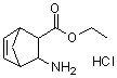 结构式 CAS# 104770-18-5, 3-氨基双环[2.2.1]庚-5-烯-2-羧酸乙酯盐酸盐(1:1)
