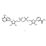 structure of CAS# 104809-32-7, [5-(6-Aminopurin-9-Yl)-3,4-Dihydroxy-Tetrahydrofuran-2-Yl]Methyl [[5-(3-Carbamoyl-4H-Pyridin-1-Yl)-3,4-Dihydroxy-Tetrahydrofuran-2-Yl]Methoxy-Hydroxy-Phosphoryl] Hydrogen Phosphate, Potassium Hydride;¦Â-Nicoti<wbr>namide ad<wbr>enine din<wbr>ucleotide<wbr>, reduced<wbr> dipotass<wbr>ium salt;Î’-NICOTI<wbr>NAMIDE AD<wbr>ENINE DIN<wbr>UCLEOTIDE<wbr>, REDUCED<wbr> DIPOTASS<wbr>IUM SALT