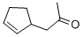 structure of CAS# 105-24-8, 1-(2-Cyclopenten-1-Yl)-2-Propanone;1-(1-Cyclopent-2-Enyl)Acetone;Nsc76085;Sbb008587