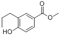 结构式 CAS# 105211-78-7, 4-羟基-3-丙基-苯甲酸甲酯