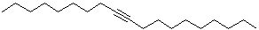 结构式 CAS# 106073-69-2, 9-十九碳炔