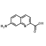 structure of CAS# 106139-28-0, 7-Amino-2-Quinolinecarboxylic Acid;7-aminoquinoline-2-carboxylic acid