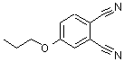 structure of CAS# 106144-18-7, 4-Propoxyphthalonitrile;4-N-PROPOXYPHTHALONITRILE