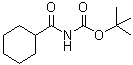 结构式 CAS# 106412-36-6, (环己基羰基)氨基甲酸叔丁酯